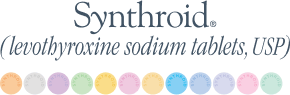 Synthroid® (levothyroxine sodium tablets,USP) homepage.